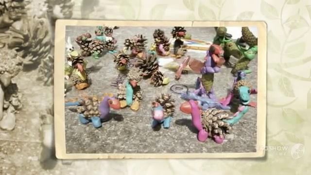 Поделки из шишек для детей ☂ Поделки из шишек своими руками смотреть онлайн