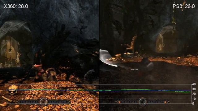 Castlevania: Lords of Shadow Gameplay Xbox 360/PS3 Frame-Rate Tests смотреть онлайн