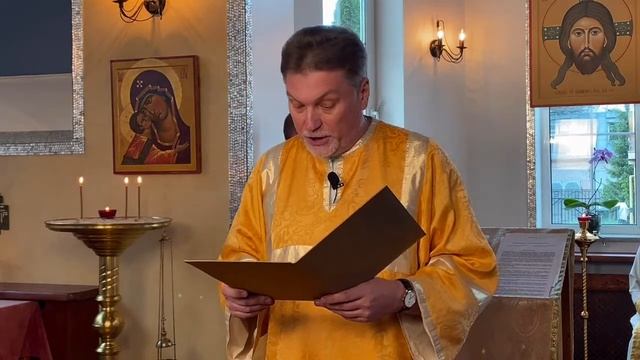 Вечерня на русском языке. Неделя 10-я по Пятидесятнице. 12 августа 2023 смотреть онлайн