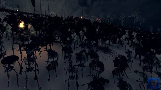 BATTLE OF WINTERFELL! GAME OF THRONES SEASON 8! Total War Battle Gameplay