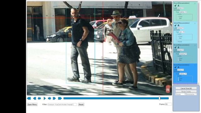 Computer Vision Annotation Tool (CVAT): Annotation Mode