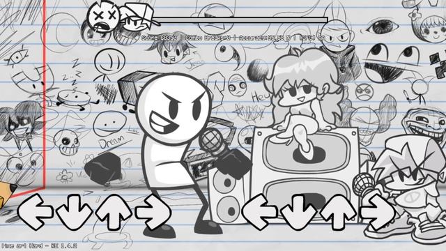 LET SKETCHY DRAW IN PEACE!!! | FNF - SKETCHY (REMASTERED) Mod смотреть онлайн