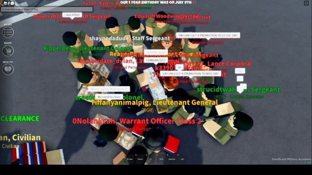 [ROBLOX] Giving Out Promotions (British Army) смотреть онлайн
