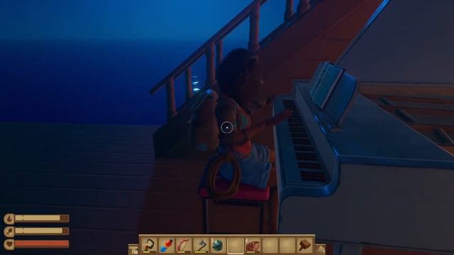 Ana the musician (Raft) Piano fun смотреть онлайн