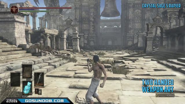 Dark Souls 3 - Crystal Sage's Rapier Moveset & Showcase смотреть онлайн