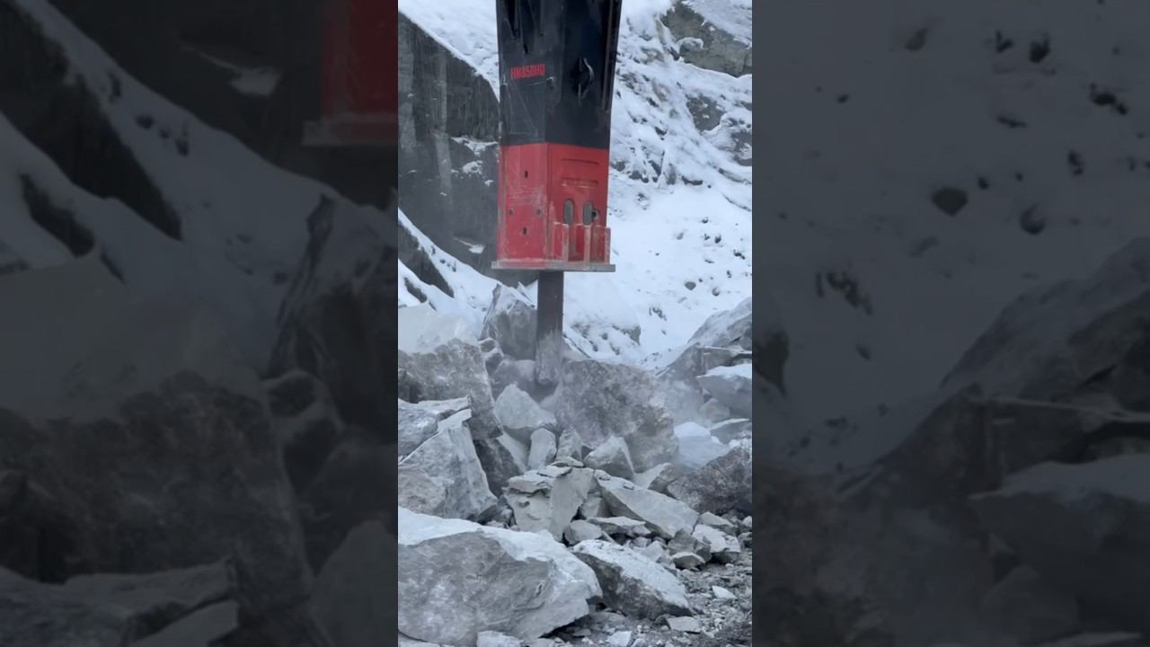 7 тонный гидромолот. Покоритель заполярья.Достанем мамонта из вечной мерзлоты. #экскаватор смотреть онлайн