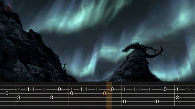 Skyrim - The Streets of Whiterun (Simple Guitar Tab) смотреть онлайн