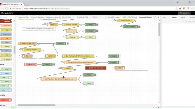 Video 2: Node-Red Win2012-2016 DHCP Server Conversion Utility to IPControl Format смотреть онлайн