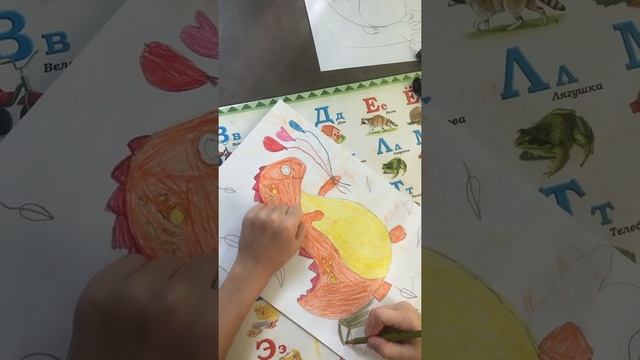 Как просто нарисовать забавного ЗАВРИКА ! смотреть онлайн