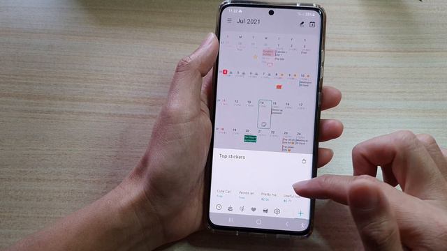 Galaxy S21/Ultra/Plus: How to Add Stickers to Calendar Events смотреть онлайн