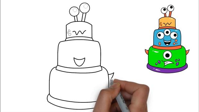 Sketch Charlie Cake Sketch Drawing | Garten of Banban 3 | Step by Step | Coloring, Painting, Rainbo смотреть онлайн