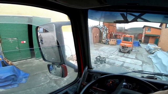 Приехал в Мурманск на промбазу. Начались морозы. #большегруз #дальнобой #moisei смотреть онлайн