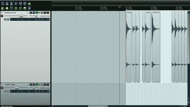 Using REAPER DAW's "split to transients" feature to correct an out of time drum recording смотреть онлайн