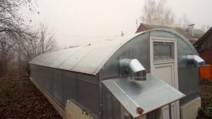 Теплица-термос: начало строительства и внешние работы