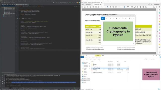 Cryptography with Python 26: Using MD5, SHA-1, SHA-2, SHA-3 in Python смотреть онлайн