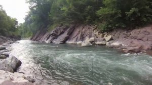 Ловля форели в реке Белая