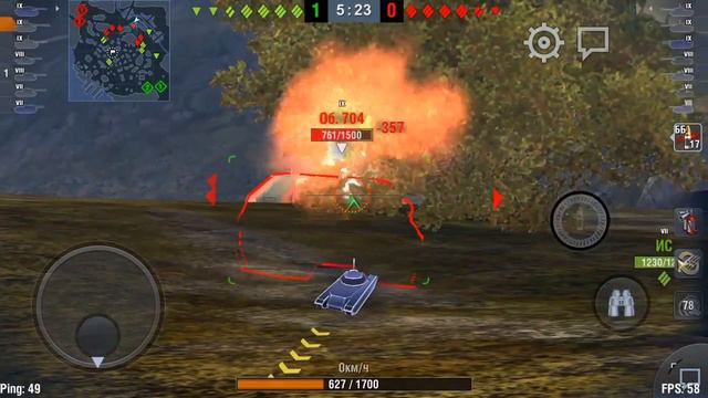 WoT Blitz M103 отличный танк! смотреть онлайн