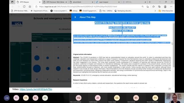 Creating interactive evidence gap maps with EPPI-Mapper - online webinar смотреть онлайн