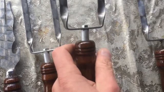 Шампура с деревянной ручкой смотреть онлайн