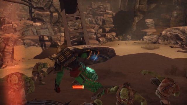 Salamanders Veteran vs 400+ Orks! - Augmented Mod | Warhammer 40K: Space Marine смотреть онлайн