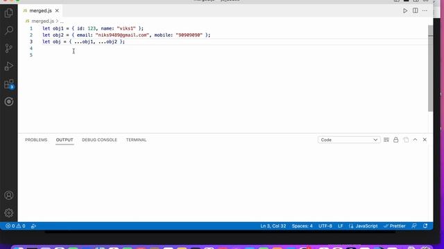 how to merge objects inside newly created object in javascript смотреть онлайн