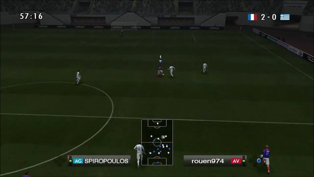 Pro Evolution Soccer 2009 :S°3: Match : Coupe d’Europe : France vs Grèce смотреть онлайн