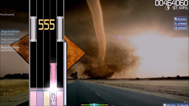 Osu mania 5K - replay - Agressor Bunx - Tornado Original Mix смотреть онлайн