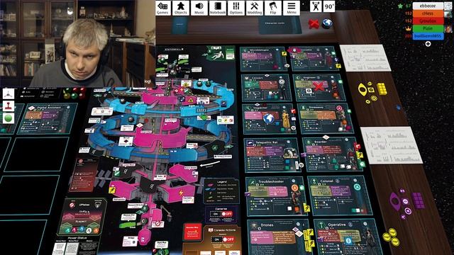 Stationfall playtest - rescue ship not coming (5 players), TTS смотреть онлайн