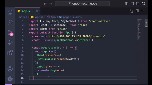 React Native Axios Get смотреть онлайн