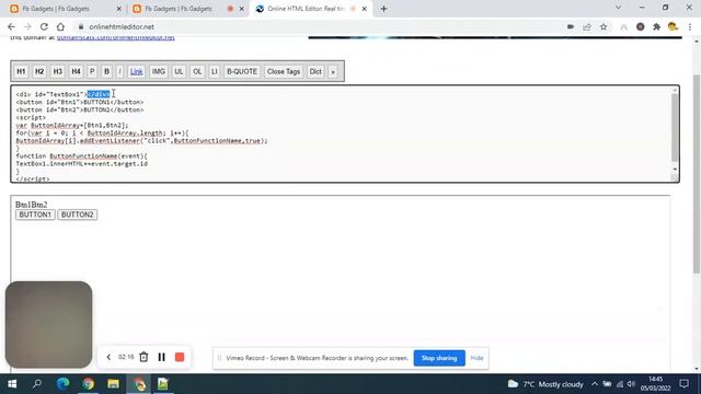 BUTTON STRING ID ARRAY IN JAVASCRIPT смотреть онлайн