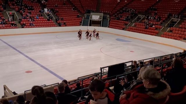 Black Gold Adult II Syncronized Skating at Rose Bowl 2019/20 смотреть онлайн