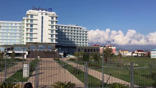 Набережная Олимпийского Парка города Сочи 12 марта 2016 года смотреть онлайн