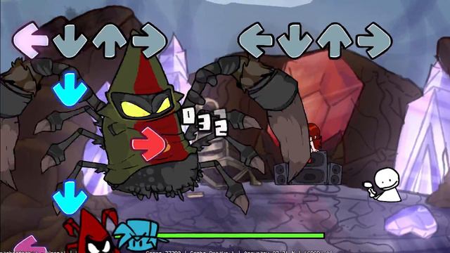 FNF Castle Crashers Revived Bossrush - Evil Wizard Arachnaphobia (4k) смотреть онлайн