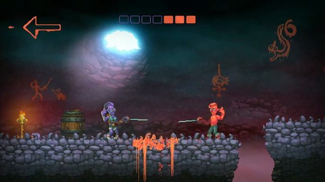 Обзор Игры Nidhogg 2 #1 Первые Уровни смотреть онлайн