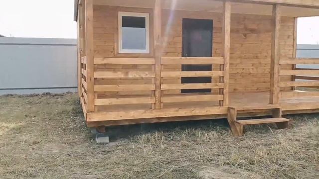 Бытовка с верандой 6х4,6м Дубровичи, Рязанская область смотреть онлайн