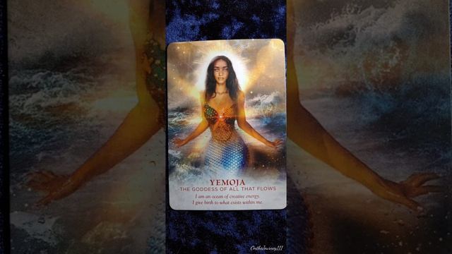 Yemoja ♀️ The Goddess Of All That Flows ♀️ Divine Feminine Oracle card meaning смотреть онлайн