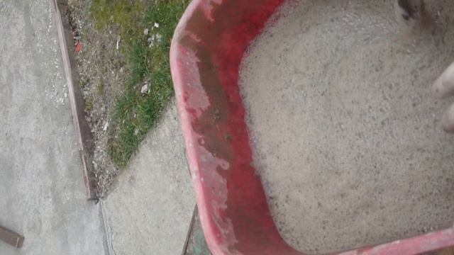 готовим цементный раствор, маленький секрет. 2(2). 1L