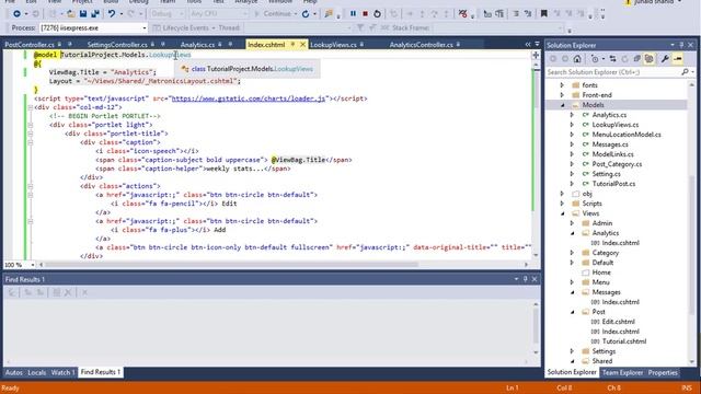 275 ASP .NET MVC - Render Analytics DTO as JSON in Client Side смотреть онлайн