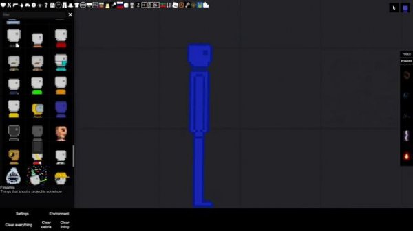 как держать оружие двумя руками в people playground TUTORIAL