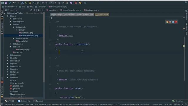 laravel 5.3 command service container lesson 4 смотреть онлайн