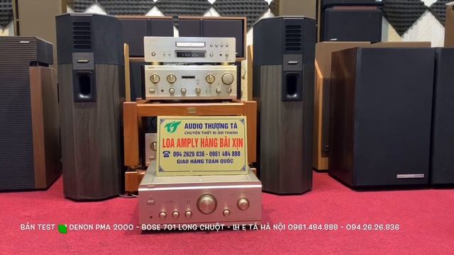 DENON PMA 2000 - BOSE 701 LÔNG CHUỘT смотреть онлайн
