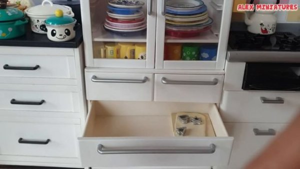 Miniature Kitchen Set Installation | Mini Kitchen Utensils | Re-Ment Collection Set | ASMR