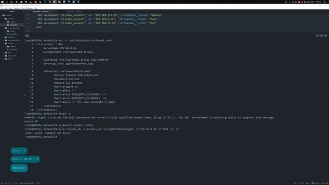Установка и настройка CMS Drupal 9 с удаленной базой данных MySQL 8 | Fedora Linux 35 смотреть онлайн