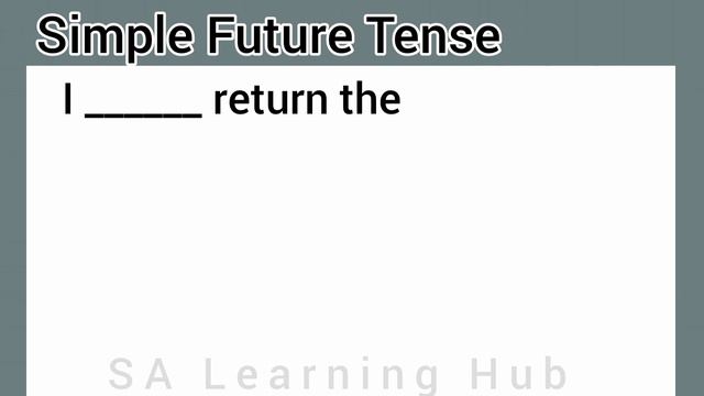 Simple Future Tense Quiz | Tenses Quiz | English Grammar Test смотреть онлайн