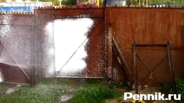 Пена при помощи Karcher и пенной насадки смотреть онлайн