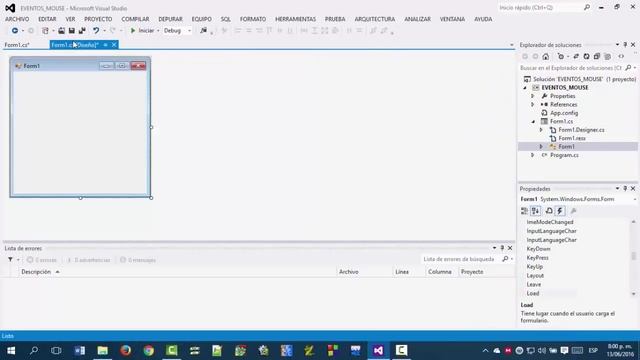 C# Windows Form Eventos de mouse смотреть онлайн