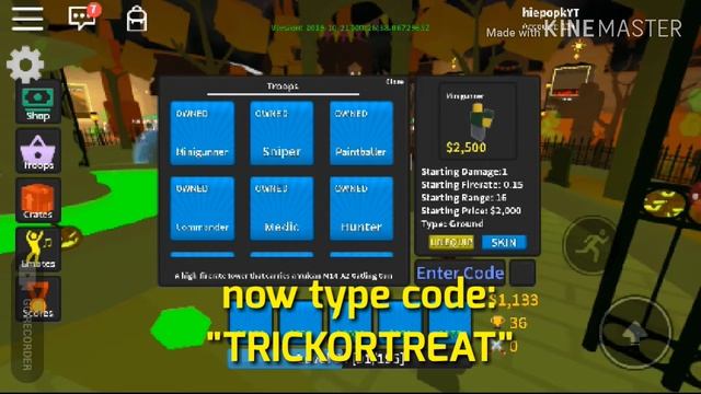 How to get hunter Halloween skin:roblox TDS смотреть онлайн