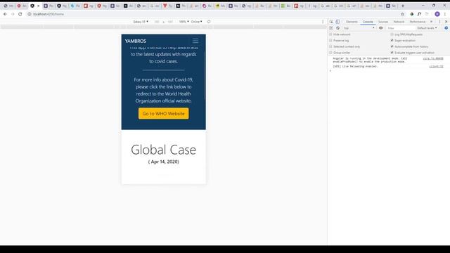 Covid 19 tracker app. Using angular and bootstrap смотреть онлайн