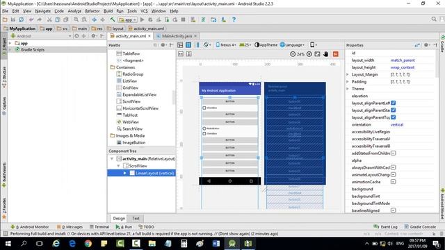 Scroll View Android Studio #351 смотреть онлайн