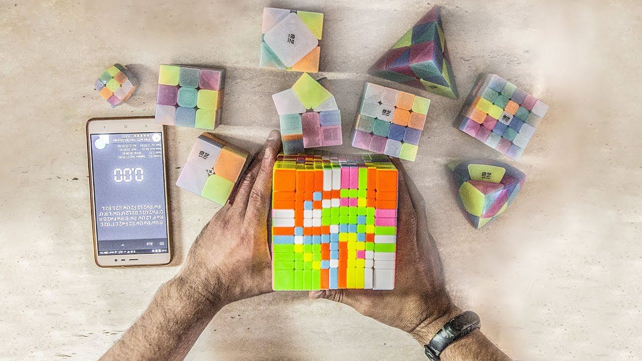 Собрал 8 необычных головоломок и кубиков Рубика смотреть онлайн